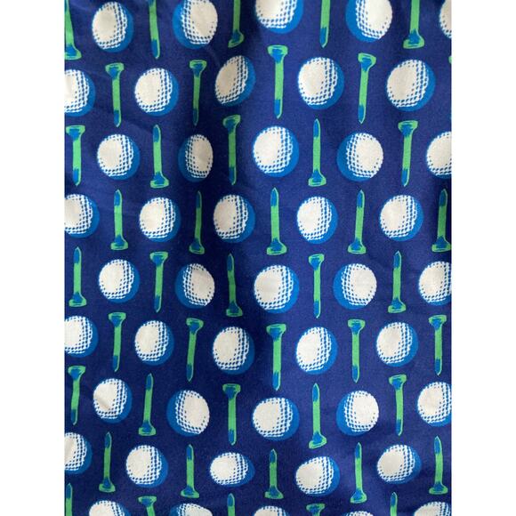 Birdies And Bows Skort XL Golf Pockets Pull On Stretch Blue Green Athletic Prep - Picture 8 of 12